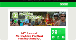Desktop Screenshot of nawahinefestival.com